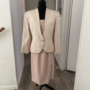 Elegant Two Piece Dress and Jacket